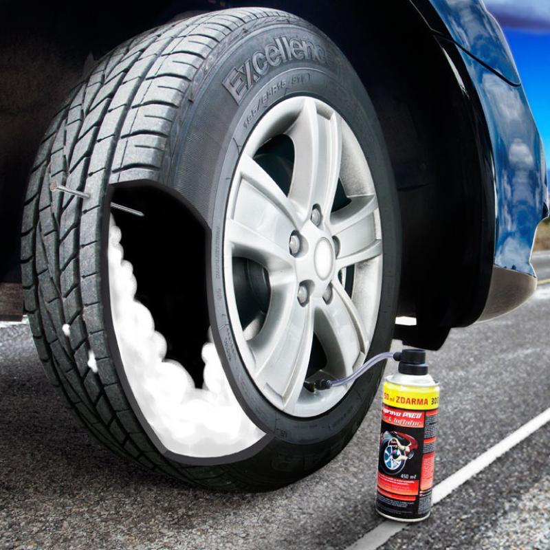 Sprej na opravu pneumatik